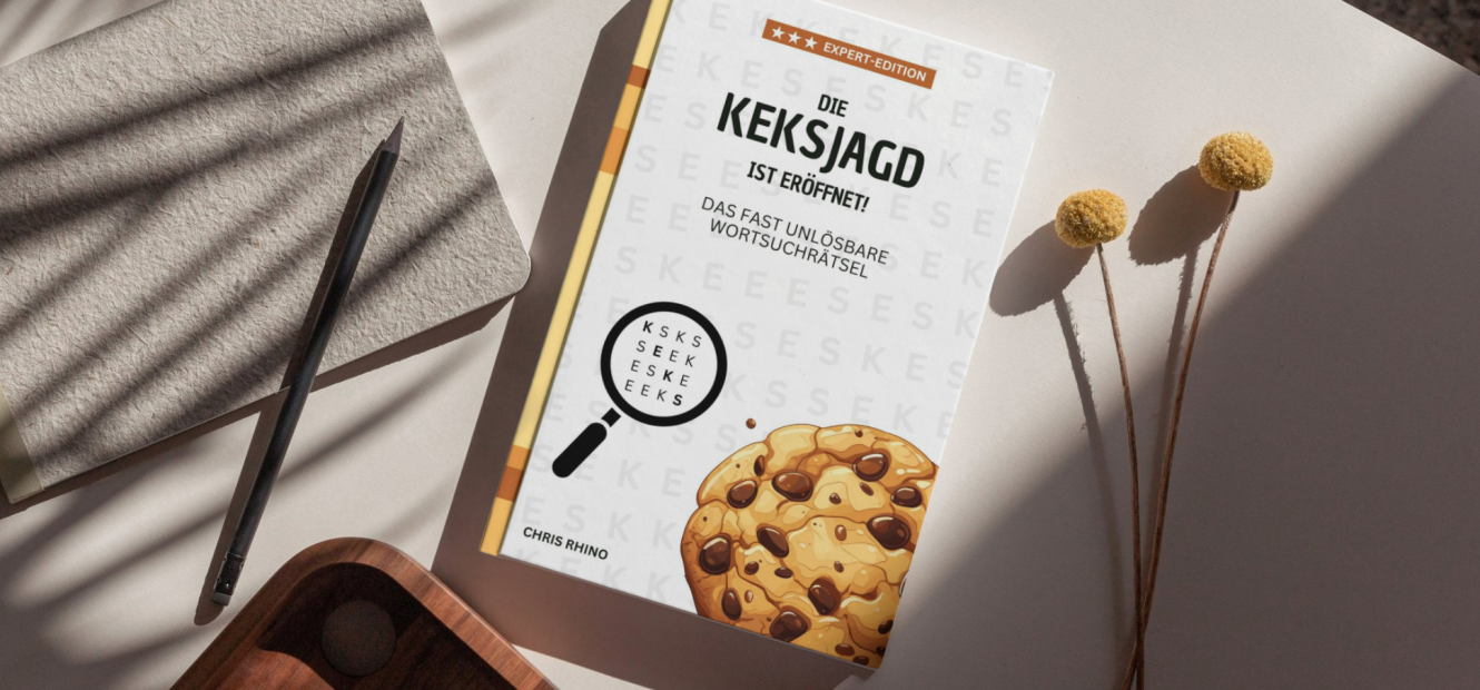 Die Keksjagd ist eröffnet – das ultimative Wortsuchrätsel. Finde den einen Keks unter über 430.000 Möglichkeiten – das perfekte Geschenk für Rätselliebhaber, Freunde und Kollegen