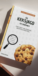 Die Keksjagd ist eröffnet – das ultimative Wortsuchrätsel. Finde den einen Keks unter über 430.000 Möglichkeiten – das perfekte Geschenk für Rätselliebhaber, Freunde und Kollegen